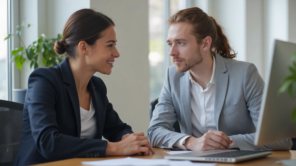 User experience researcher conducting website usability testing with participant